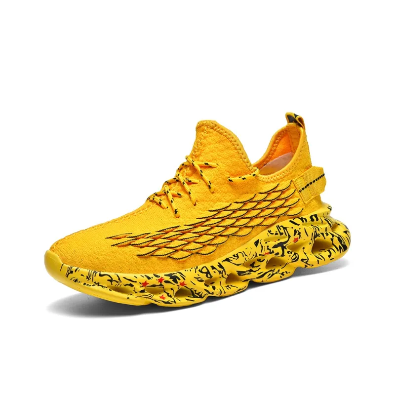 Kuding Cushioning Breathable Coverage Lightweight Height Increasing Casual Shoes Men's-25
