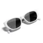 White Frame with Gray Lens