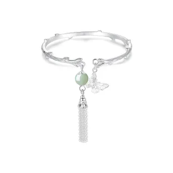 Asia Star 999 Fine Silver Sterling Silver Bracelets Women's
