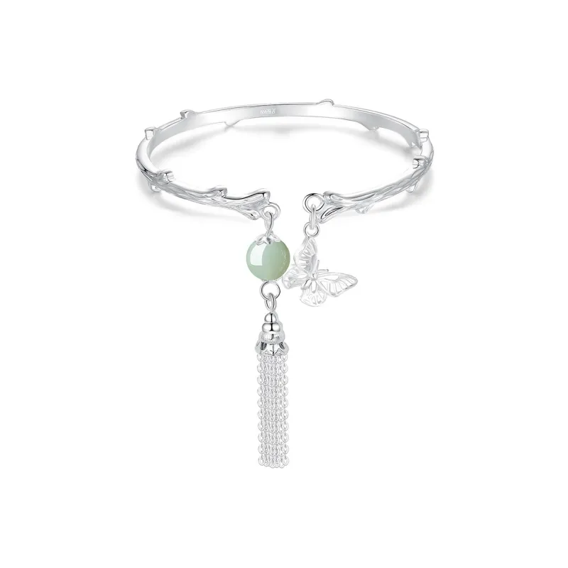 Asia Star 999 Fine Silver Sterling Silver Bracelets Women's-0
