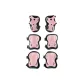 Pink[Protective Gear Six-Piece Set]