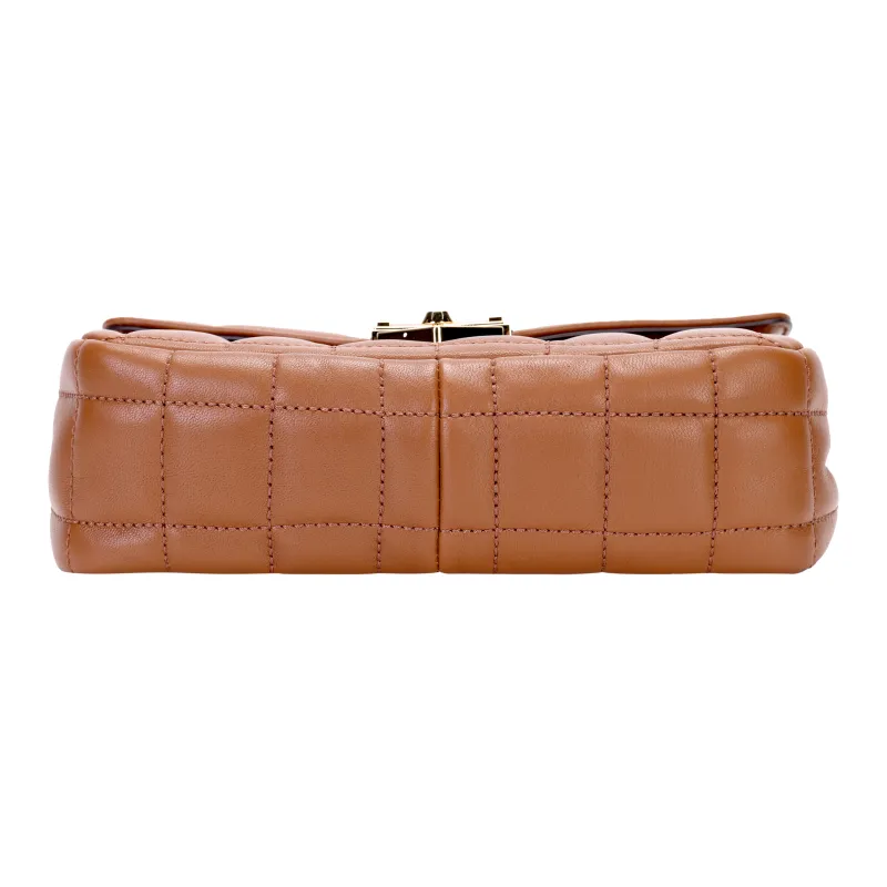MICHAEL KORS MICHAEL KORS Luggage Collection Sheepskin Shoulder Bag, Crossbody Bag Women's Leather Brown-6