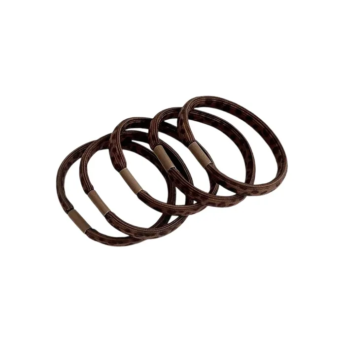VERENA REINE Fabric Hair Tie Women's Leopard-0