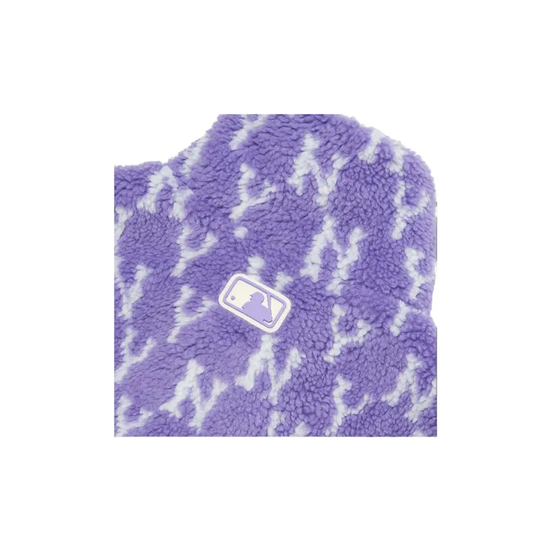 MLB New York Yankees Velvet Jackets Unisex Purple-2