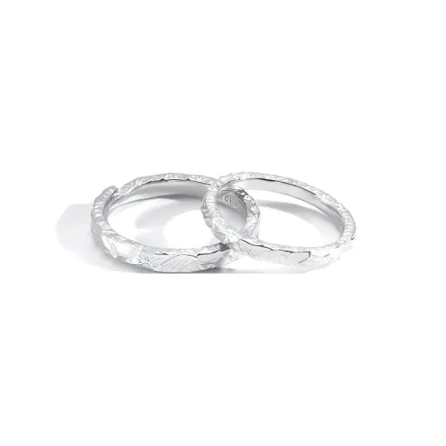 ZOKS S999 Fine Silver Rings Unisex