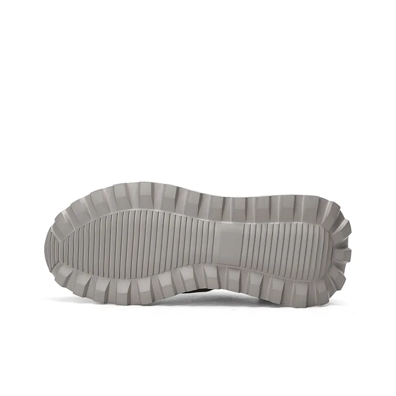 CROWN Low-Top Casual Shoes Men's Light Gray-4