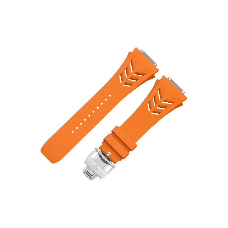 VAGENARI Watch Bands New Arrival Shark Gills Rubber Strap Compatibility For RM035 RM035 02 RM035 03 Unisex-19