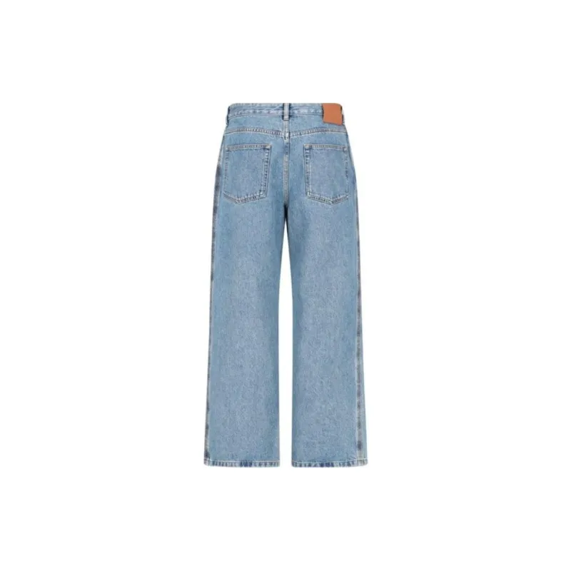 LOEWE Anagram Baggy Jeans In Denim-1