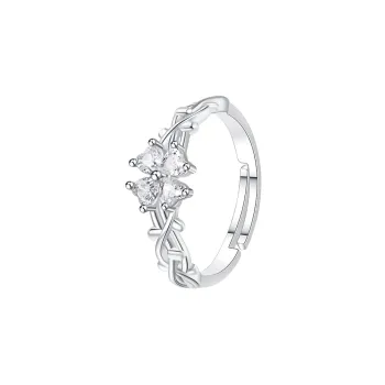 MISS XIA JWY Copper Silver Plated Rings Unisex