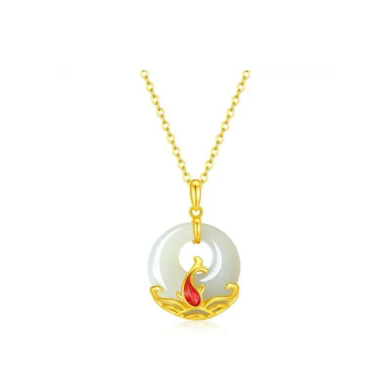 VANA Hetian Jade Necklaces Green Jade Women's-0