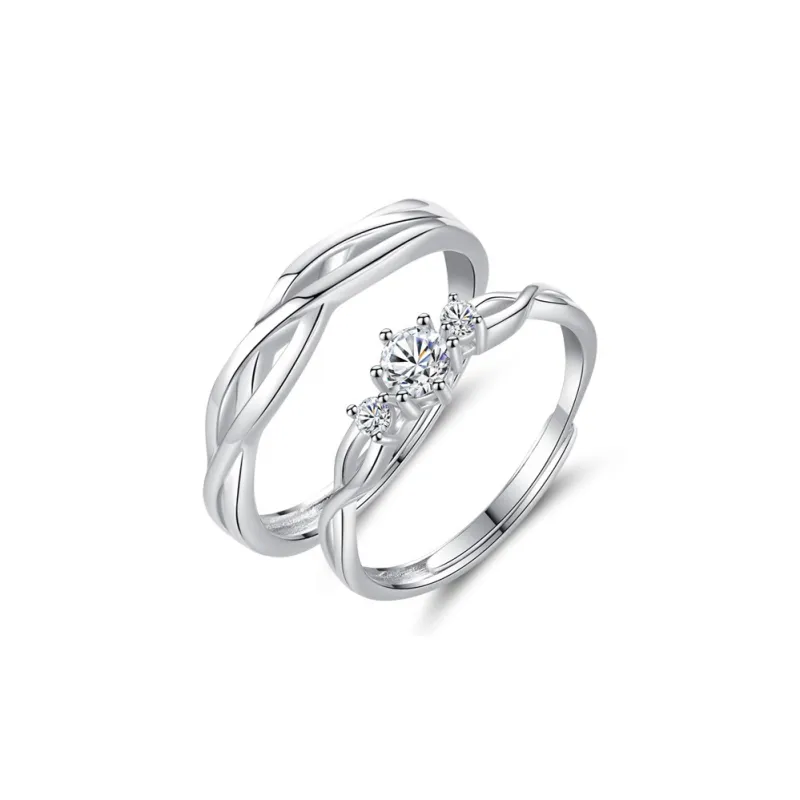 KILOH 925 Sterling Silver Rings Unisex-0