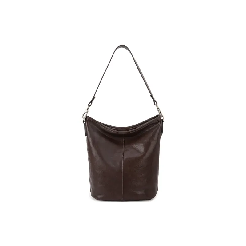 VENOF Cow Leather Portable Crossbody Bag Shoulder Bag Small Size Women's Lihai Black/Twilight Black-1
