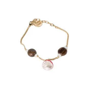 MIU MIU Brass Bracelets Unisex Gold/Bronze