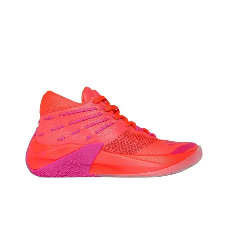 Skechers Anti Slip Wear Resistant Mid Top Basketball Shoes Unisex Dark Red-1