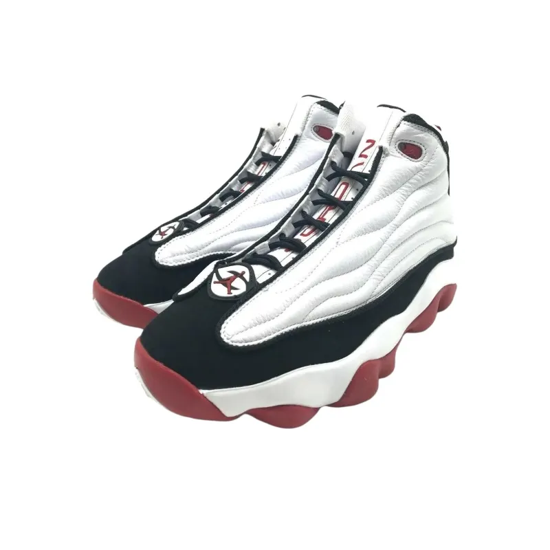 JORDAN Pro Strong White Gym Red Black-2