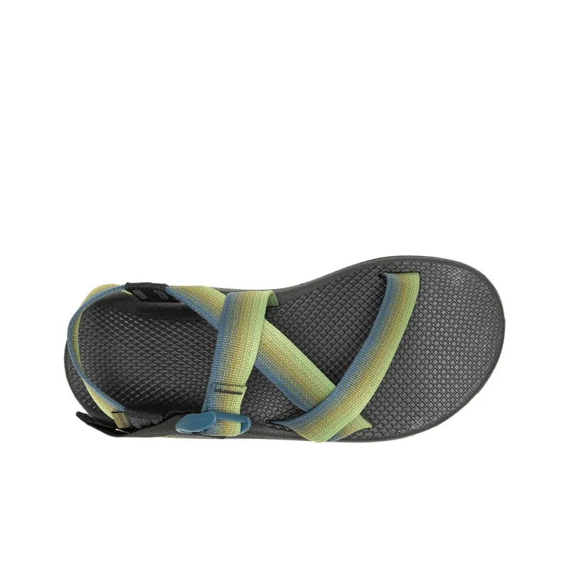 Chaco Beach Sandals Men's Black Green-2