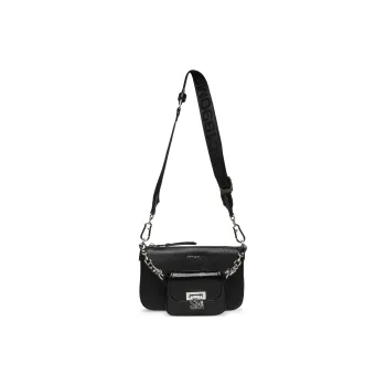 STEVE MADDEN Leather Crossbody Bag, Shoulder Bag Women's Black