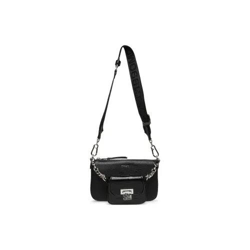 STEVE MADDEN Leather Crossbody Bag, Shoulder Bag Women's Black