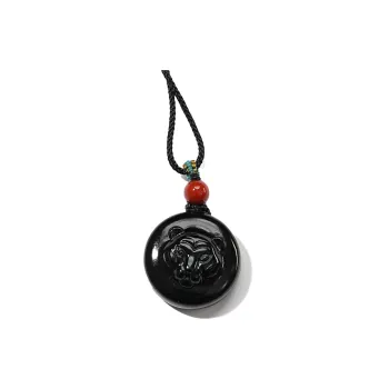 FANHAOGANG JADE Inkstone Necklaces Men's