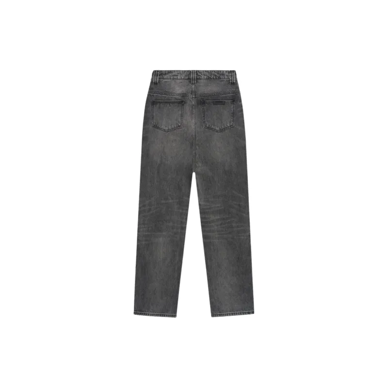 Fear Of God Essentials Women's Straight Leg Denim Jeans Vintage Black-1