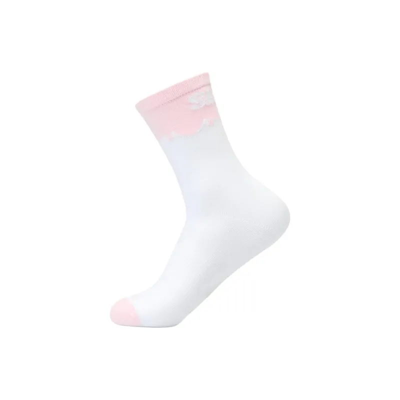 Skechers Colorful Knee-High Socks Men's 1 Pack Bright White/White Chalk Pink-0