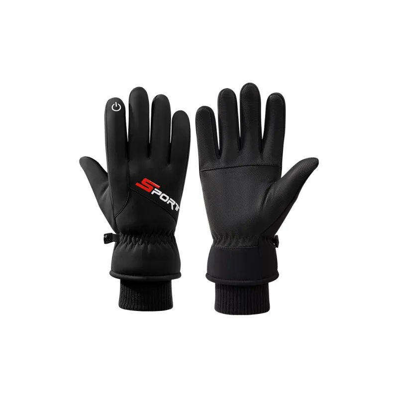 Shizhu Anti Lost Snap Buckle Sports Gloves Men's-1