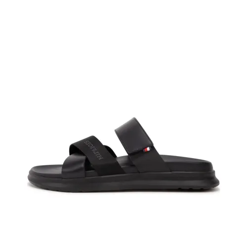 Tommy Hilfiger Crossover-strap Leather Sandals