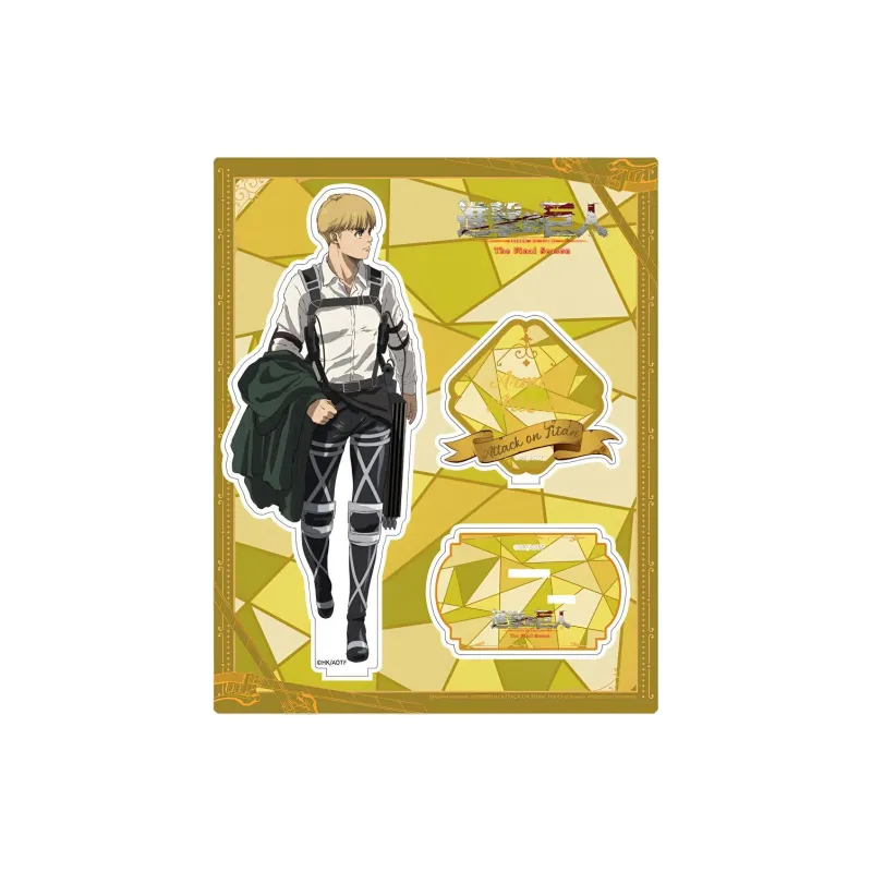 BOOM COMIC Attack On Titan Final Season Window Box Collection Eren Elmin Acrylic Stands-3