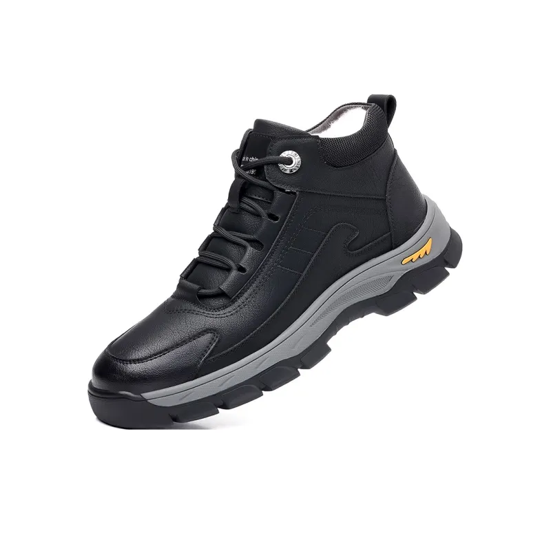 Captain Illy Slip Resistant Mid Top Casual Shoes Men's Black-2