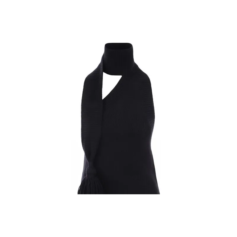 Bottega Veneta Wraparound Neck Tassel Embellished Top-5
