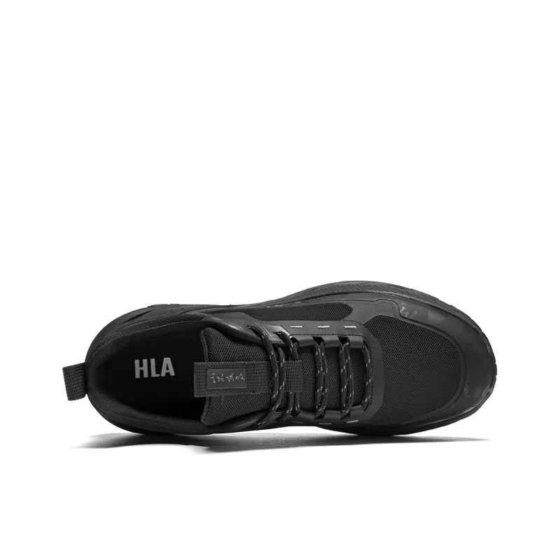 HLA The Mountain Is Not In The High Series Low Top Casual Shoes Men's Black-2