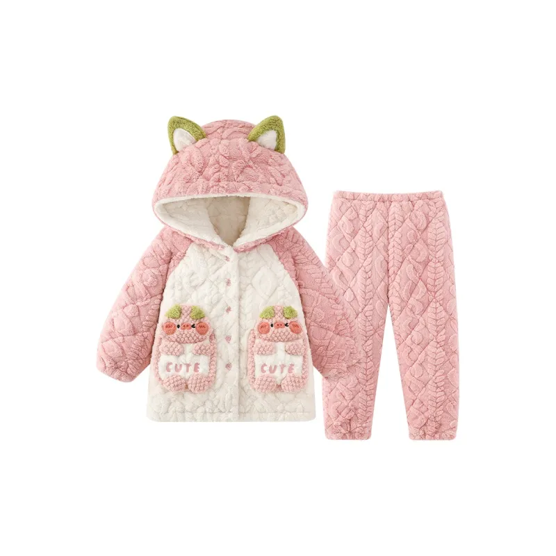 O'MESIK Pajama Set Women's Pink-0