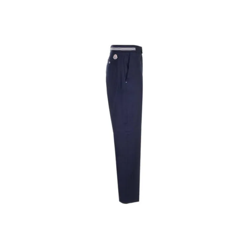 Moncler Casual Pants Men's Marine Blue-2