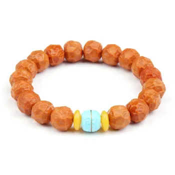 Moon Jewelry Monkey Head Walnut Bracelets Unisex