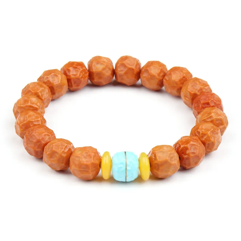 Moon Jewelry Monkey Head Walnut Bracelets Unisex-0
