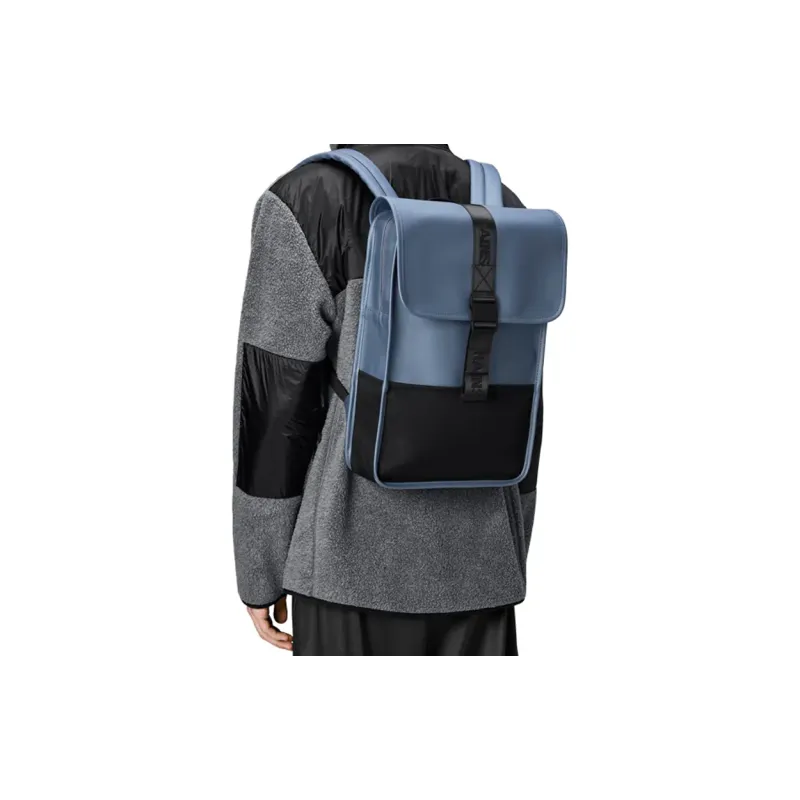 Rains Polyester Backpack Mini Unisex Bay Blue-4