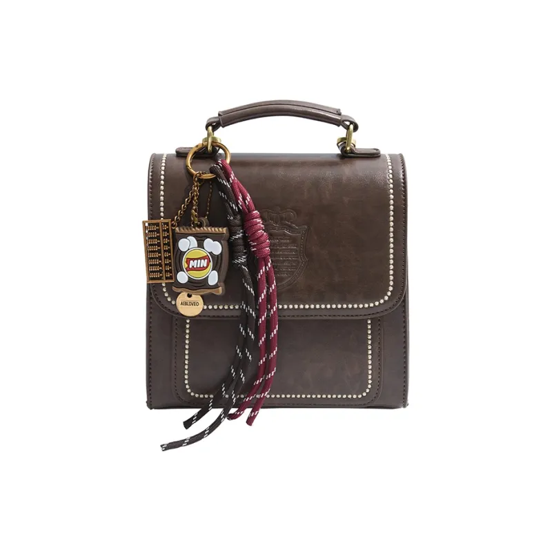 Gerlanx PU Backpack Small Size Women's Dark Tea/Burgundy/Brown/Coffee-18