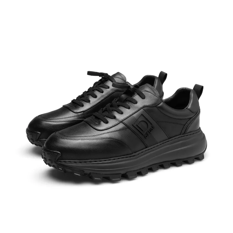 D FUSE SCANDINAVIA Low Top Casual Shoes Men's Black-2