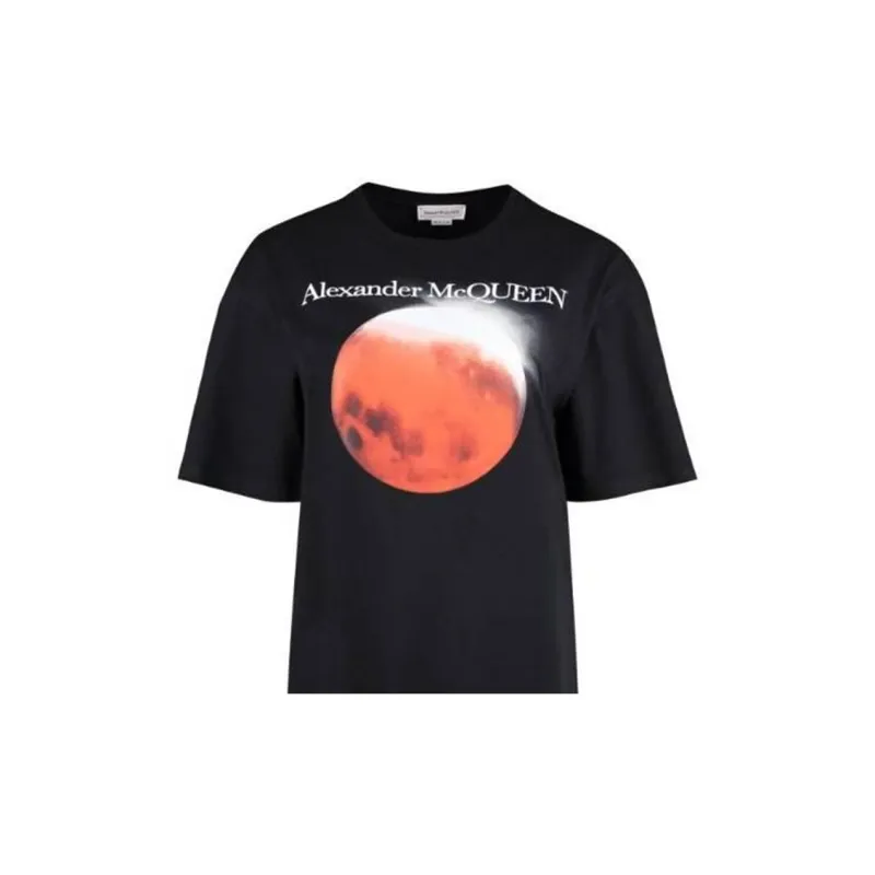 Alexander McQueen Regular T Shirt Women's Black-5