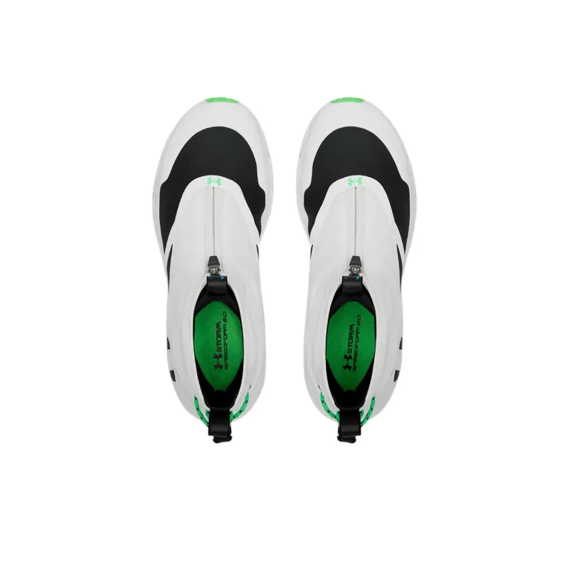 Under Armour Anti Slip Wear Resistant High Top Casual Shoes Unisex White-3