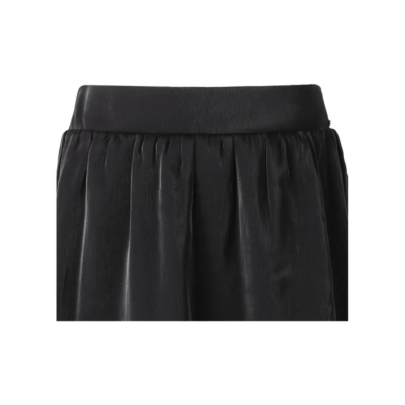 ARMANI EXCHANGEAE Casual Long Skirt Women's Black-4