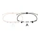 (Black White 1 Pair) Mermaid Bracelet