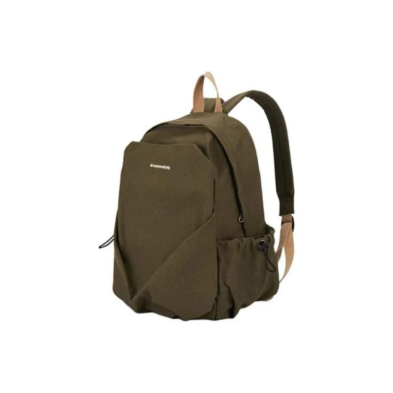 FINDINGS Canvas Backpack Unisex Black/White/Green/Sugar-1