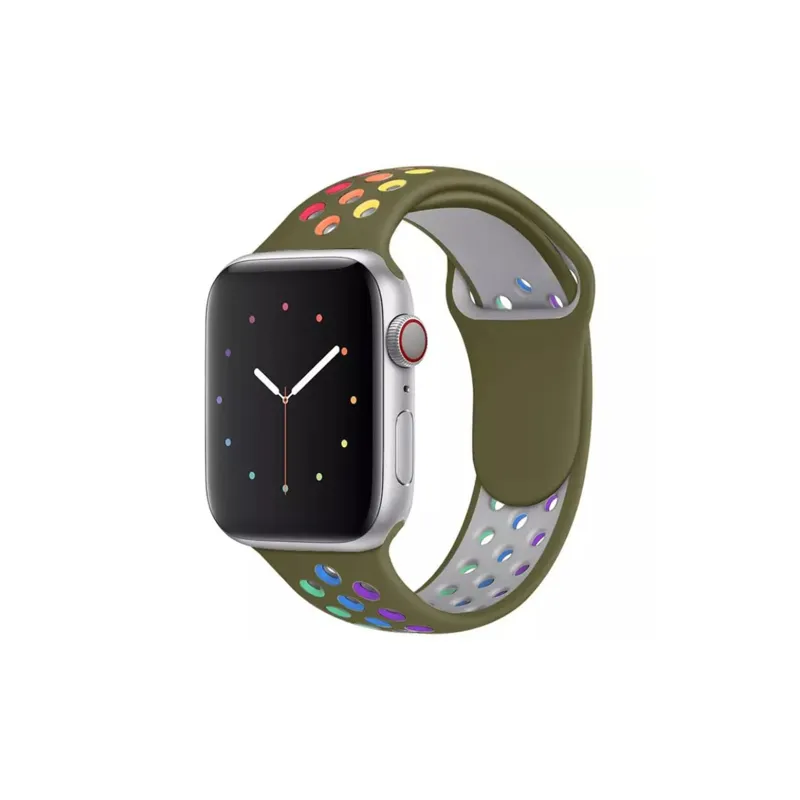 ZHENGGUANG Watch Band Apple Compatibility Silicone Material-21