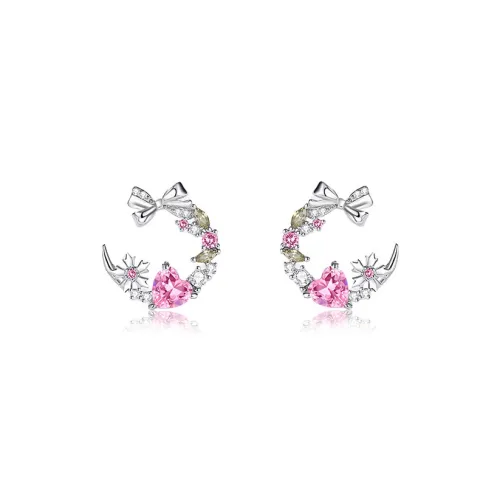 GIFT&CO S925 Silver Stud Earrings Women's