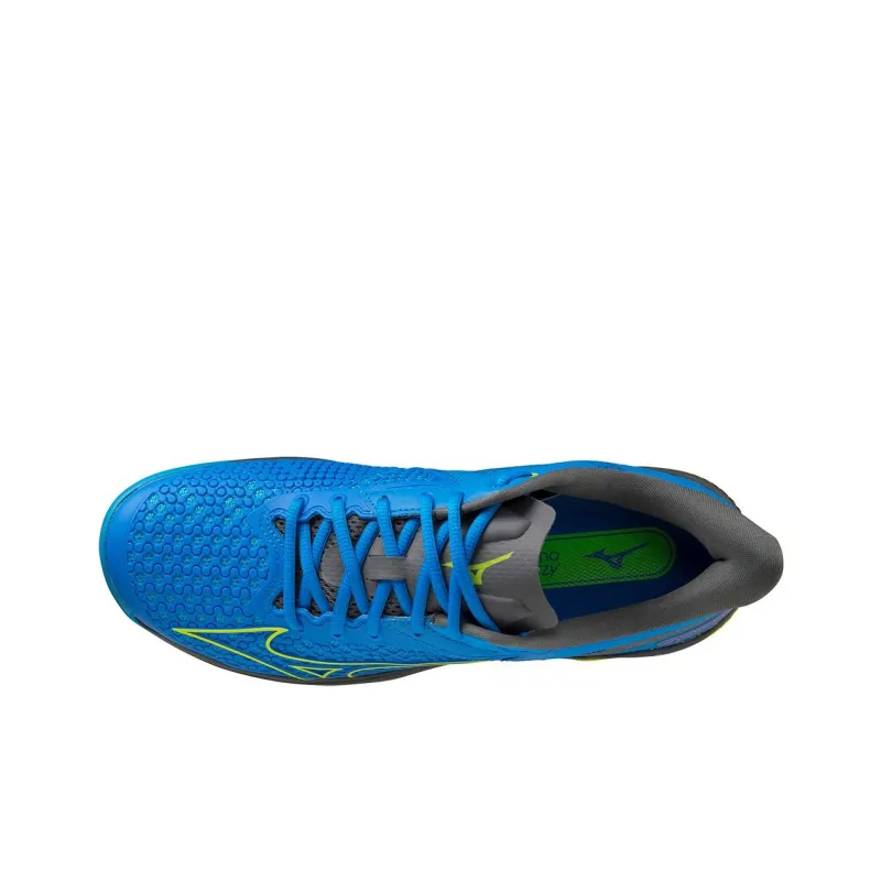Mizuno Wave Exceed Tour 5 Abrasion Resistant Low Top Tennis Shoes Men's Blue-2