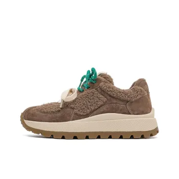 DAPHNE Slip Resistant Low Top Chunky Sneakers Women's Camel