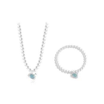 RINGLOVE Pearl 925 Sterling Silver Necklaces Women's