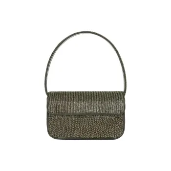 Staud TOMMY Glass Beads Handbag, Shoulder Bag Women's Avocado Green
