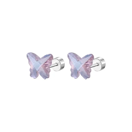 EAR PARTNER Titanium Steel Stud Earrings Women's
